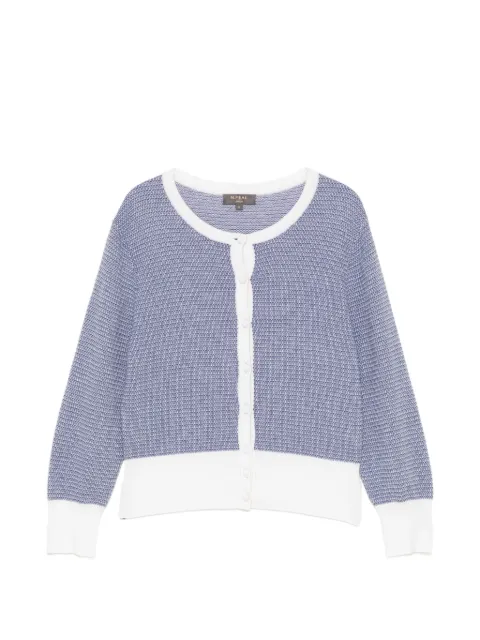 N.Peal kofta i jacquard