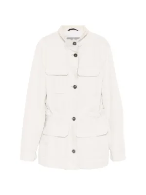 Black Comme Des Garçons スタンドカラー ジャケット | ホワイト