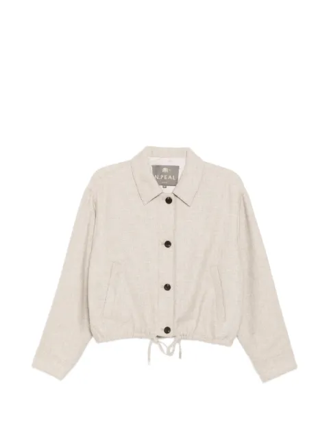 N.Peal chamarra con botones y cordones