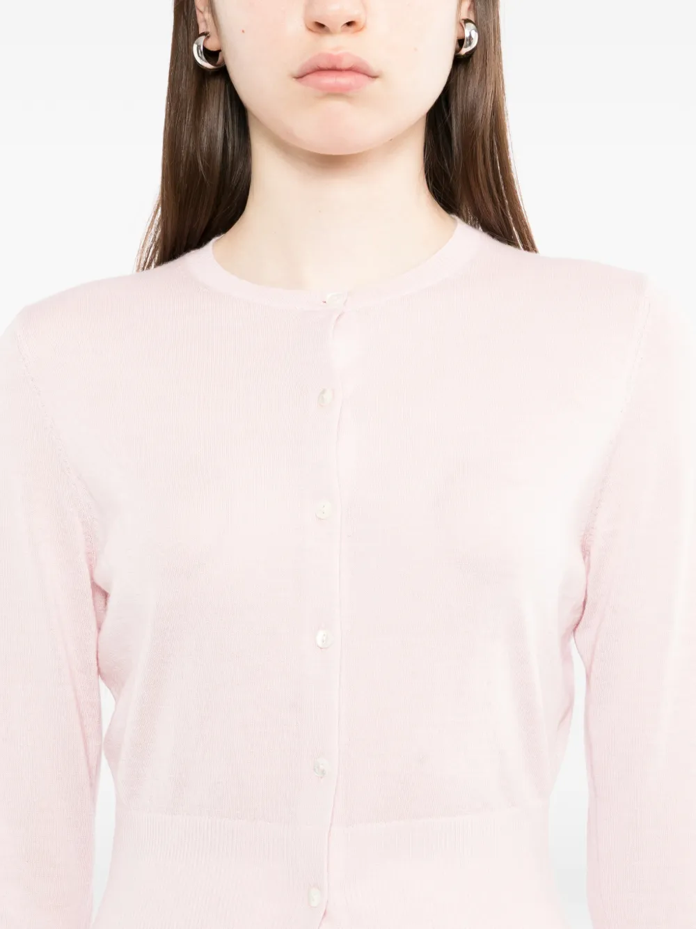 N.Peal Cropped vest Roze