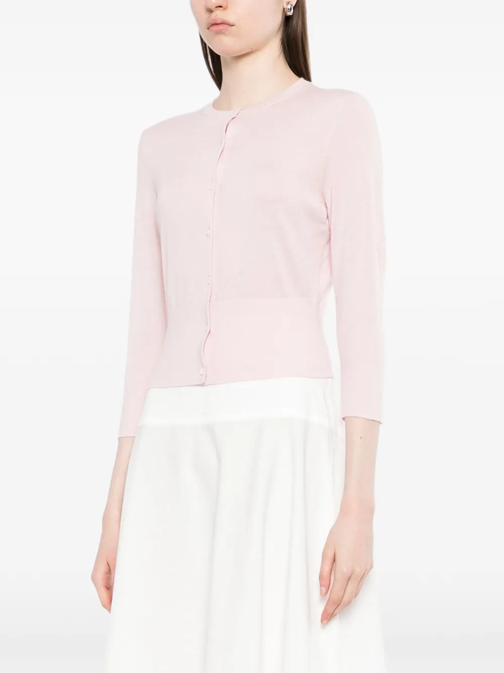 N.Peal Cropped vest Roze