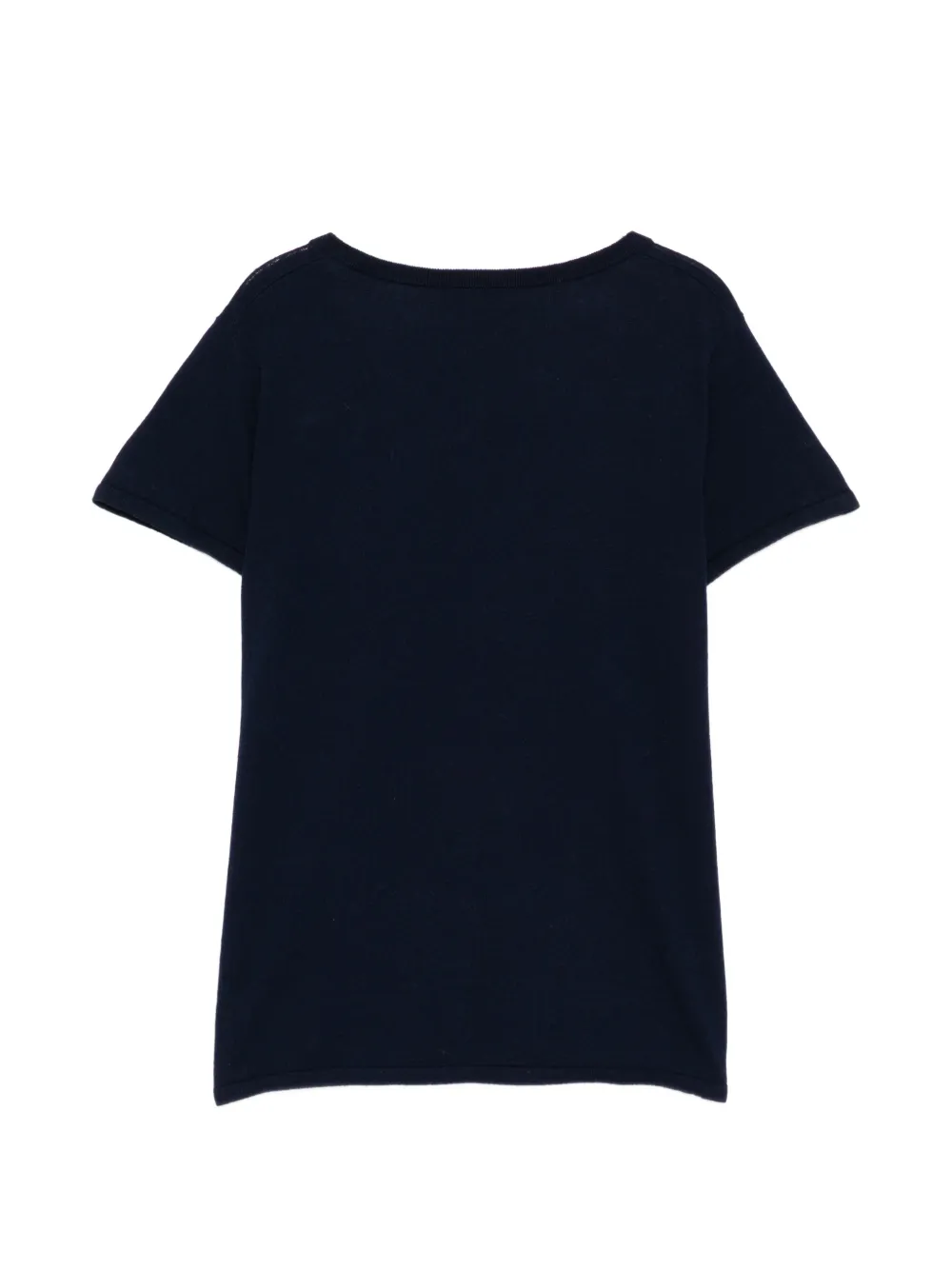 N.Peal Selene top met V-hals Blauw