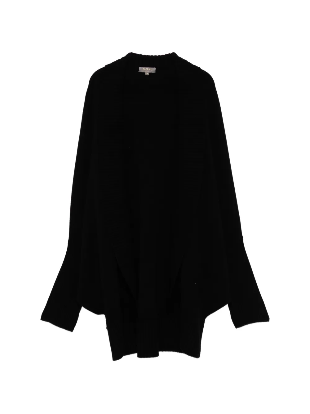 N.Peal Cardigan Cocooning - Nero