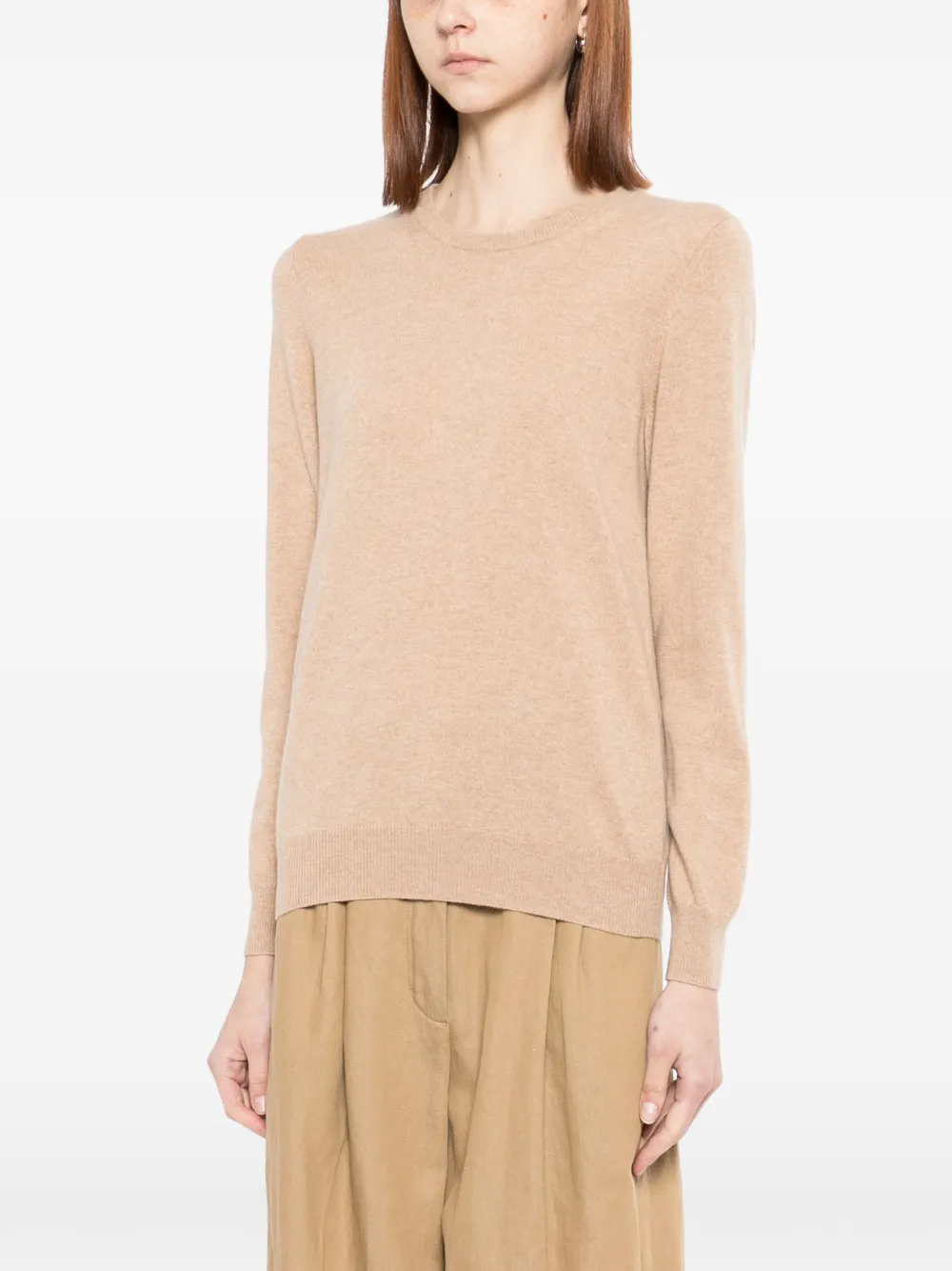  N.peal Classic Round Neck Jumper - Neutrals 