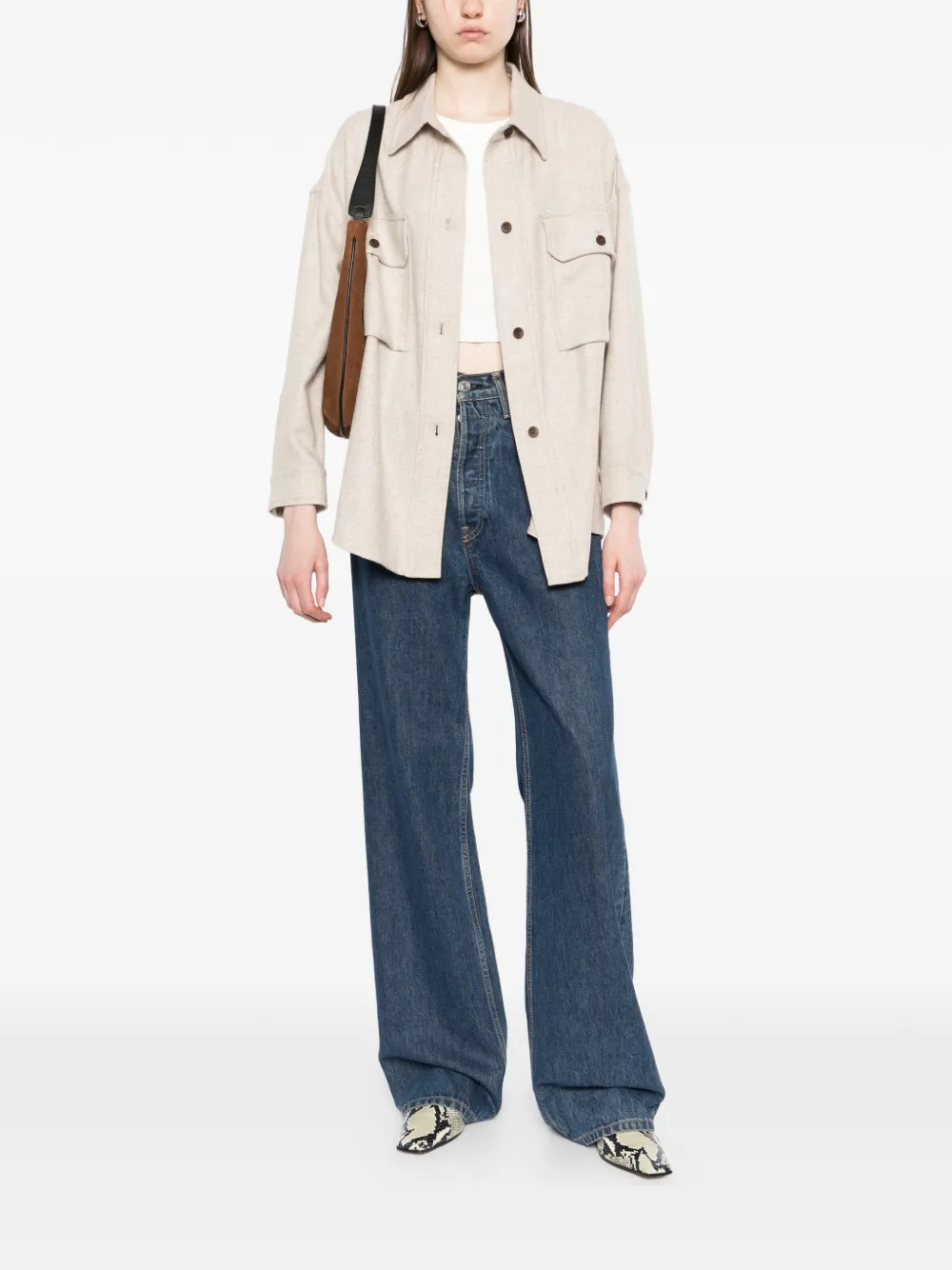  N.peal Chest Pockets Jacket - Neutrals 