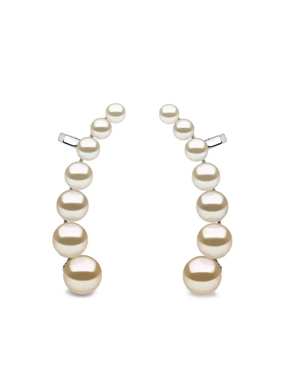 Yoko London Glitz pearl earrings - Argento