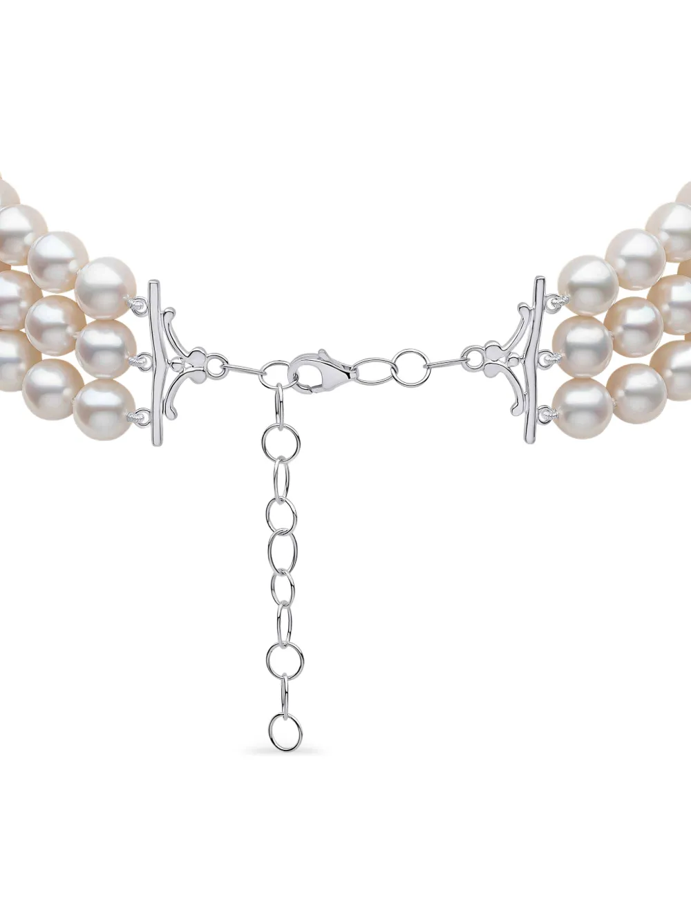 Classic Diamond And Pearl Choker