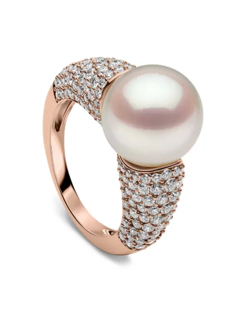 Yoko London O by Yoko diamond and pearl ring