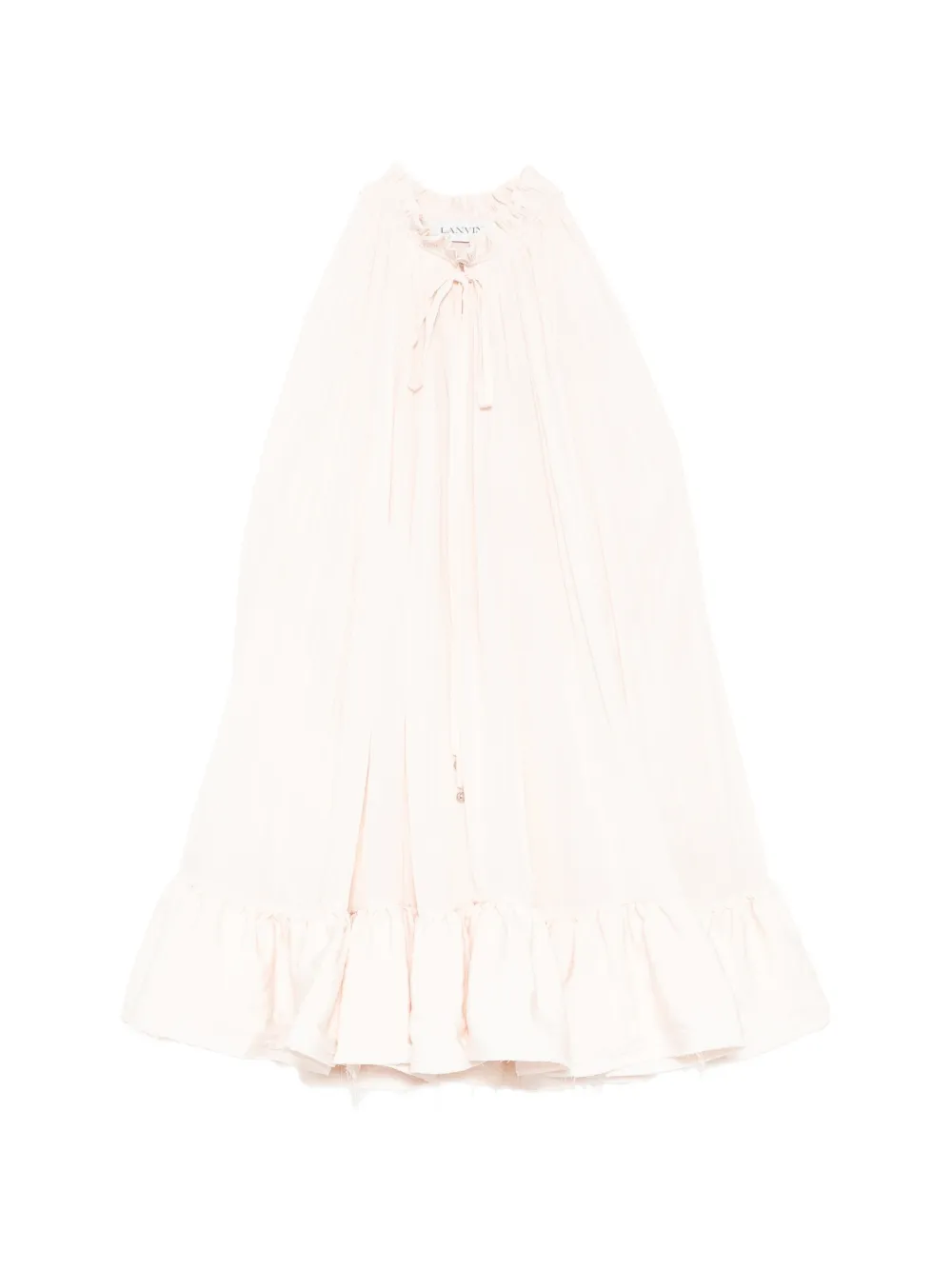 Lanvin Abito corto con ruches - Rosa