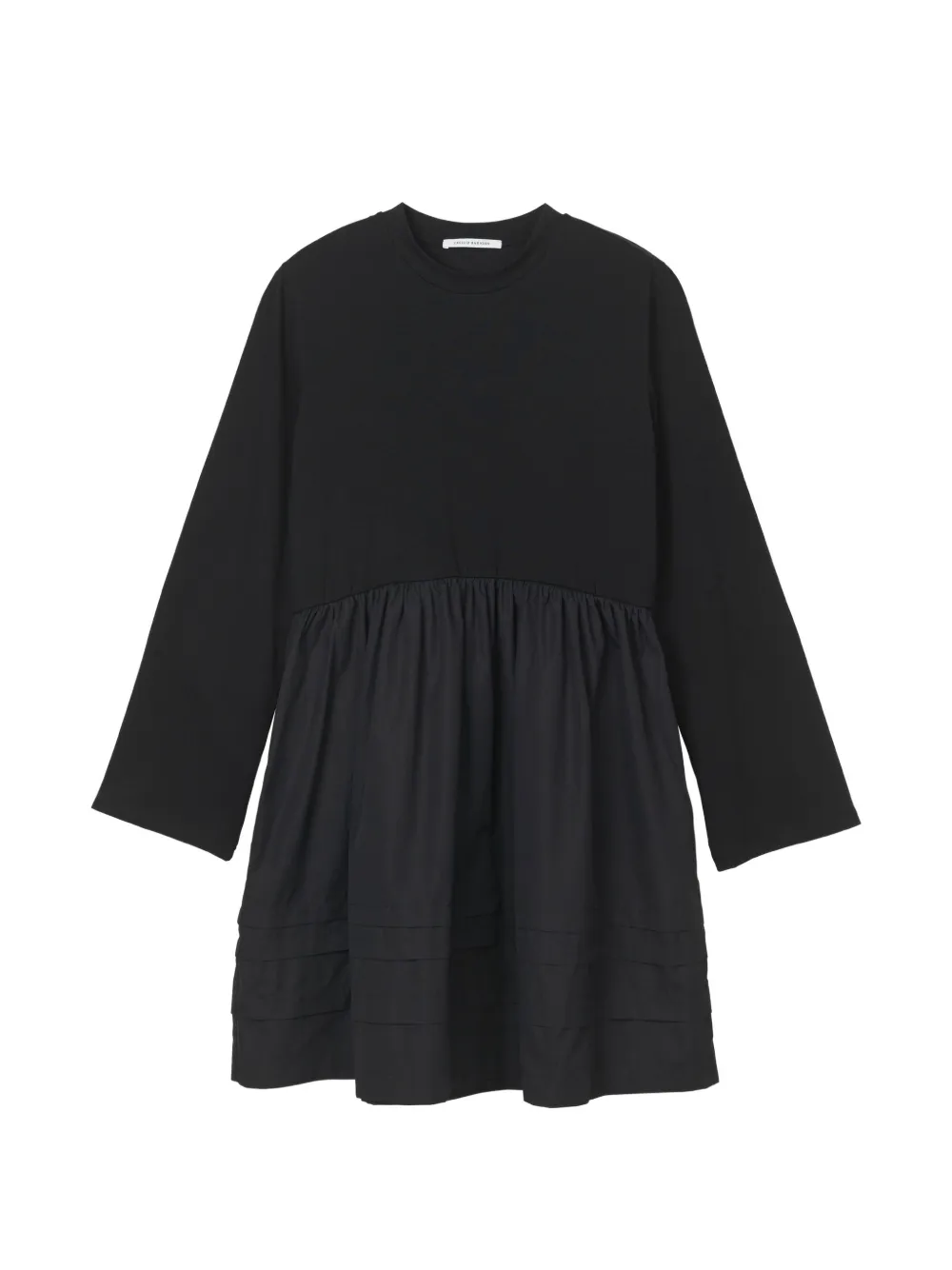 Cecilie Bahnsen Bradley long-sleeve gathered-waist midi dress · S