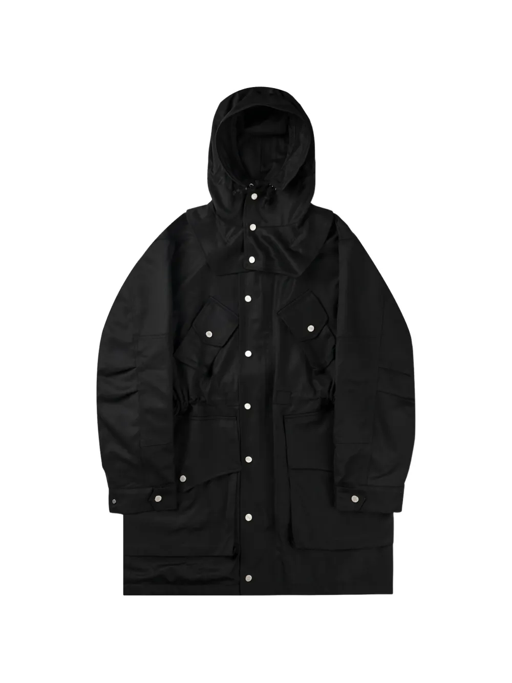 FFFPOSTALSERVICE hooded parka coat - Nero