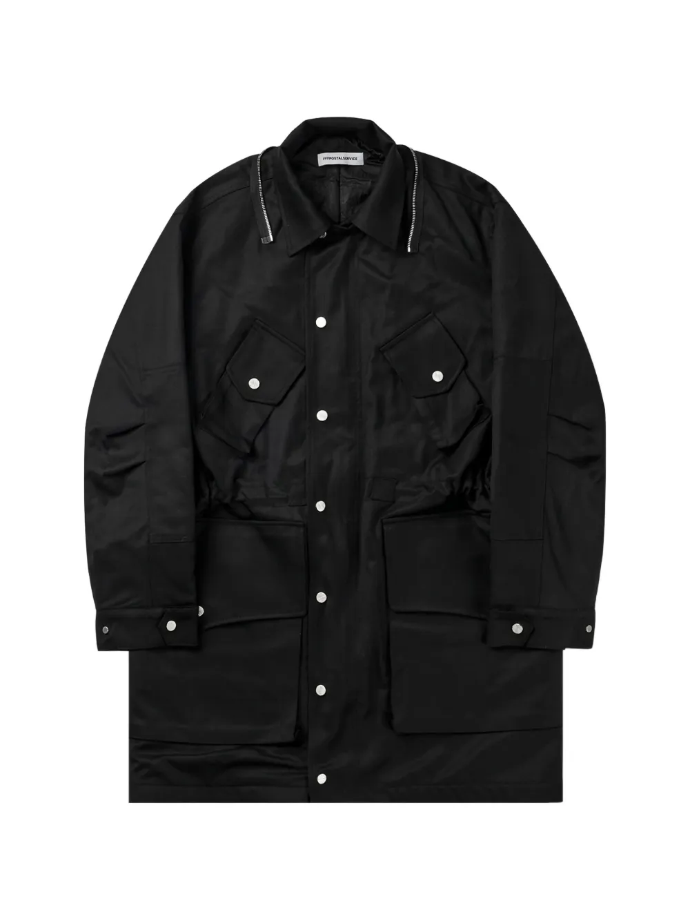  Fffpostalservice Parka Con Capucha - Negro 