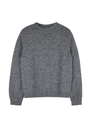 Jil Sander Ribbed Knit Sweater | Grey | FARFETCH JO