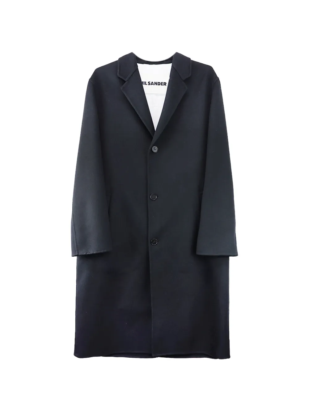 Jil Sander single-breasted coat - Black