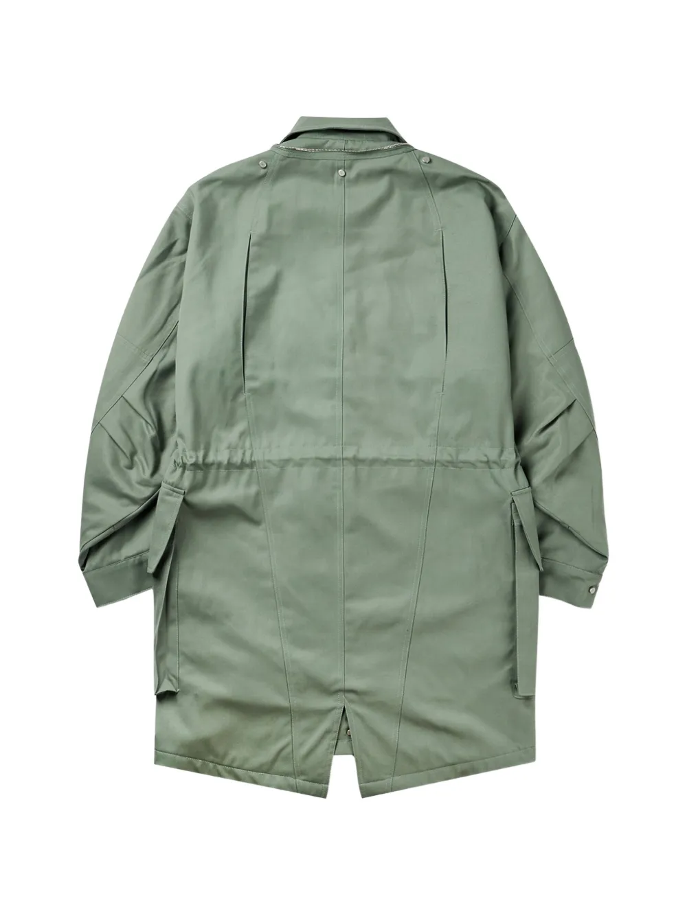 Fffpostalservice Hooded Parka Coat - Green 