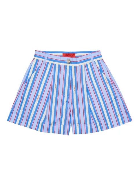 MAX&Co. Kids logo striped shorts