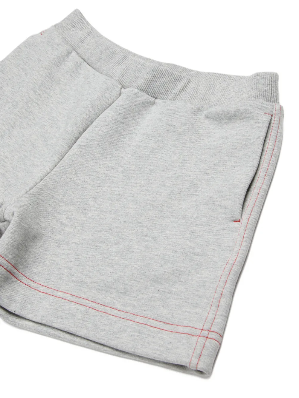 MAX&Co. Kids Elastische shorts met logo Grijs