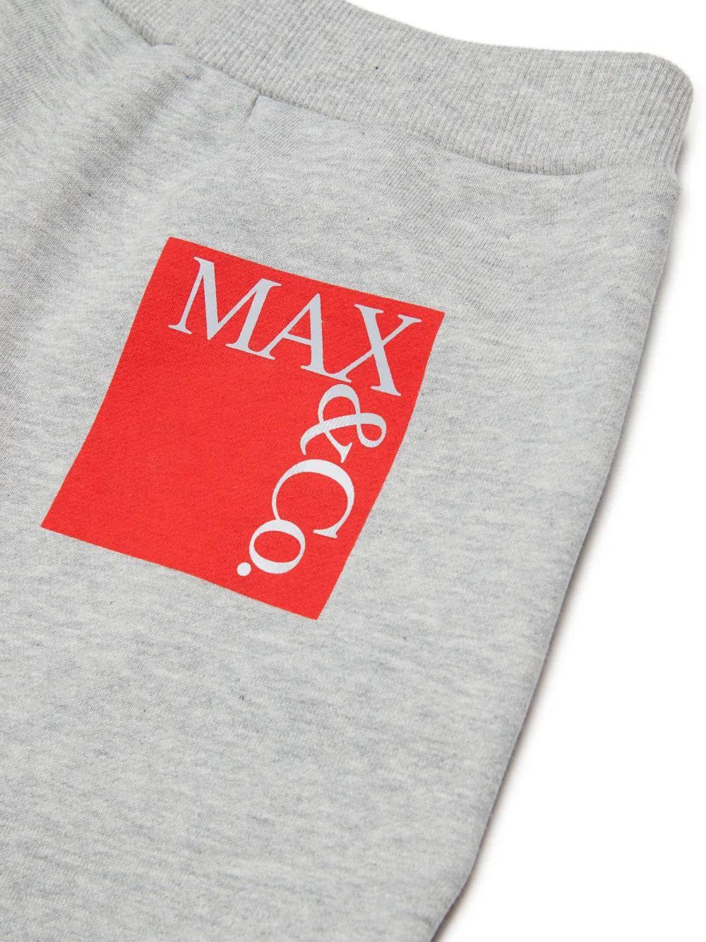  Max&co. Kids Logo Elasticated Shorts - Grey 