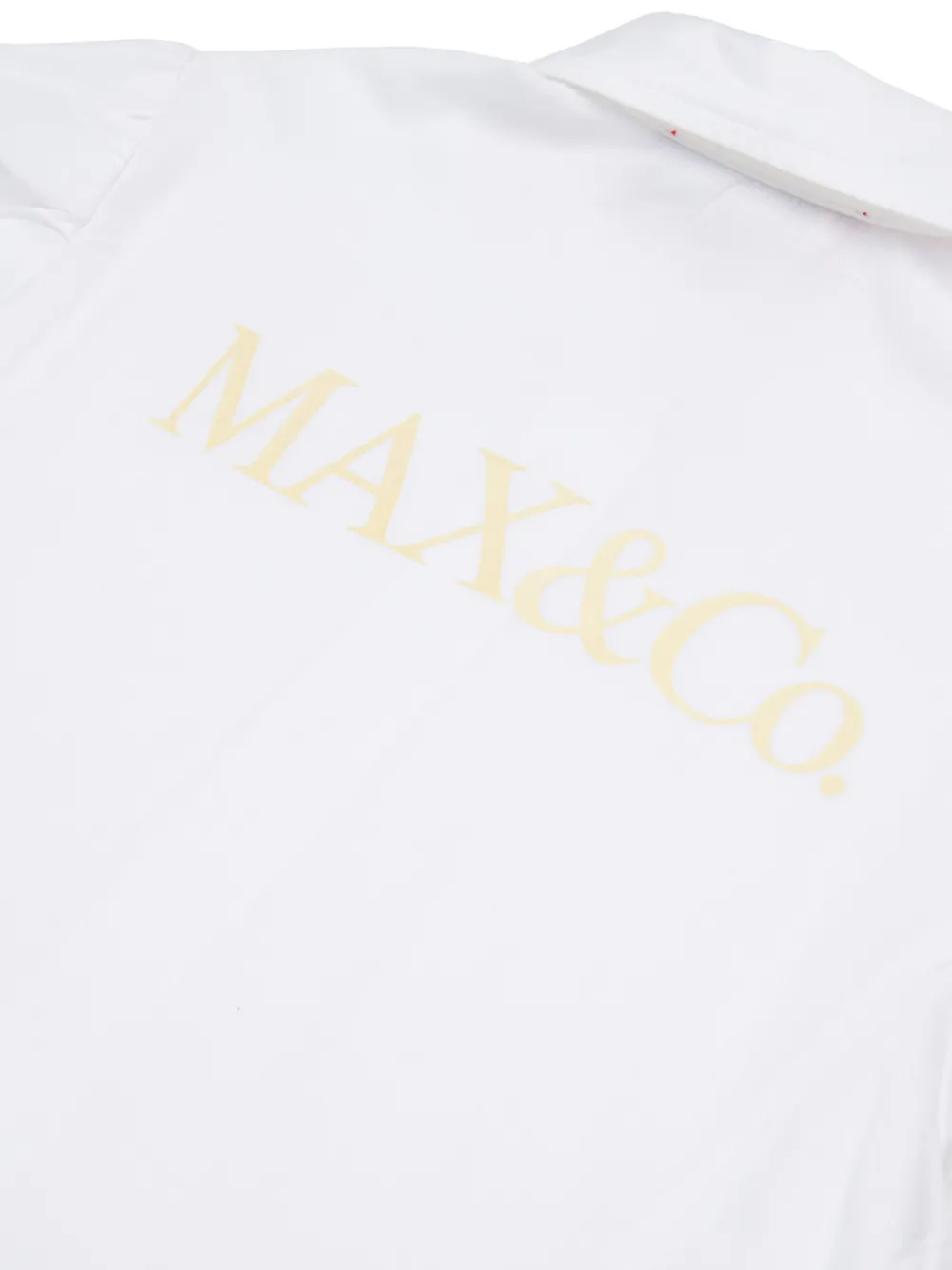 MAX&Co. Kids Cropped shirt met logo Wit