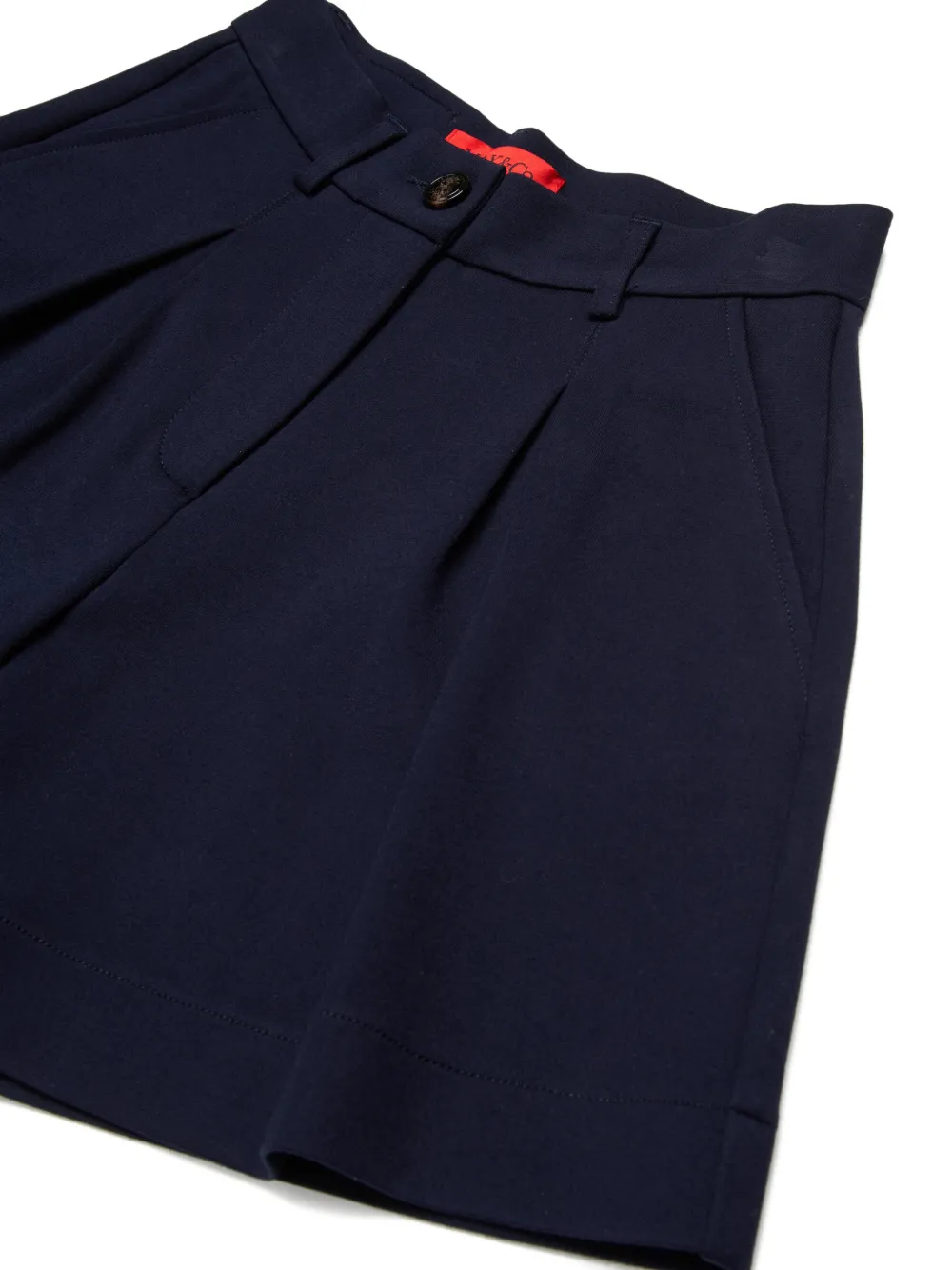  Max&co. Kids Pleated Logo Shorts - Blue 