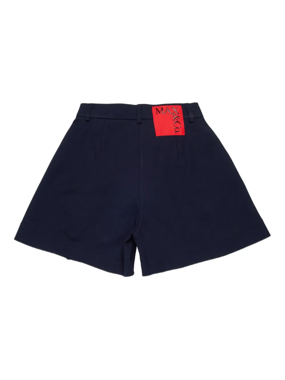  Max&co. Kids Pleated Logo Shorts - Blue 