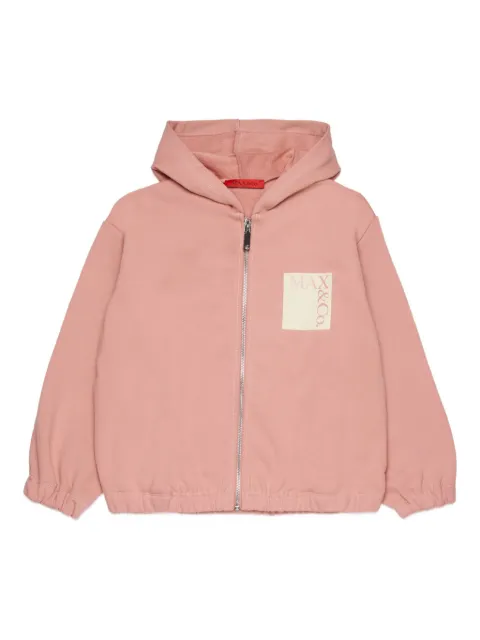 MAX&Co. Kids zip-up logo hoodie