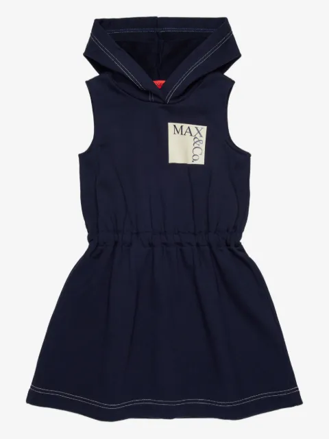 MAX&Co. Kids hooded logo dress