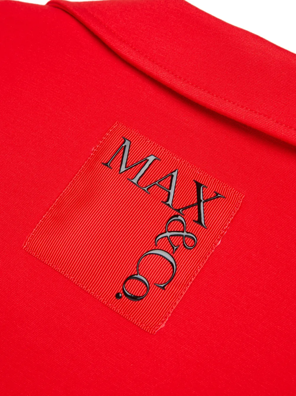 MAX&Co. Kids Cropped blazer met logo-applicatie Rood