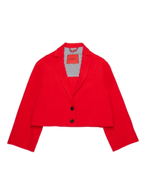 MAX&Co. Kids logo-appliqué cropped blazer