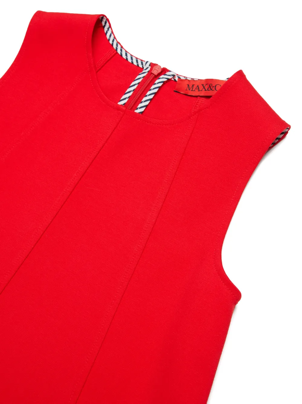  Max&co. Kids Logo Sleeveless Dress - Red 
