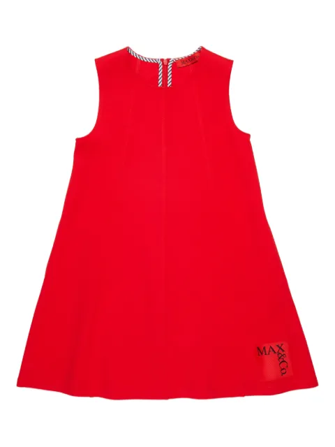 MAX&Co. Kids vestido sin mangas con logo