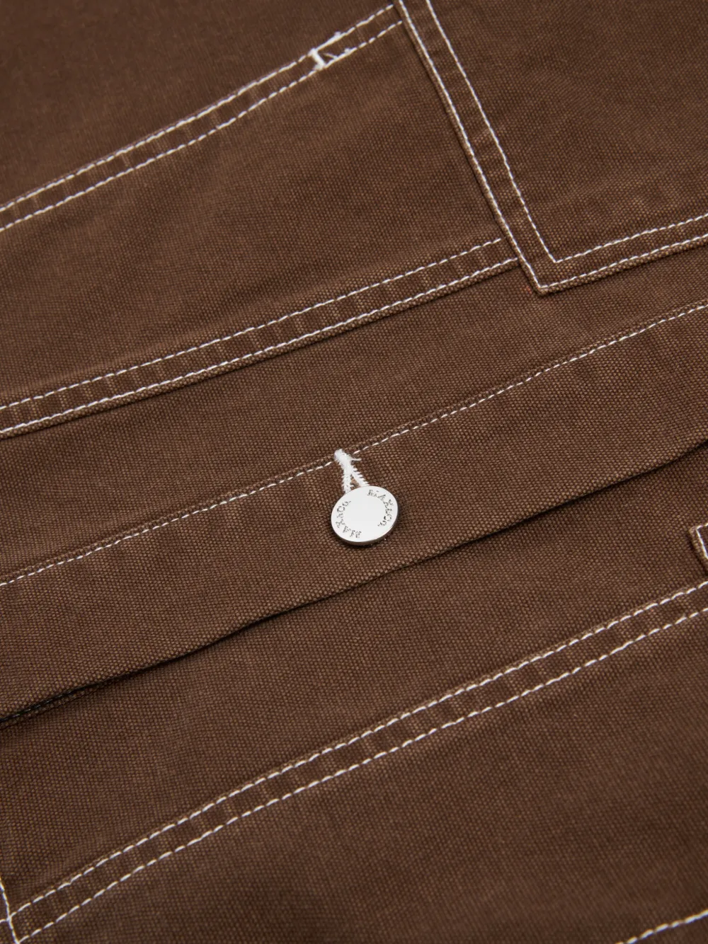 MAX&Co. Kids Denim jack met logopatch en borstzak Bruin