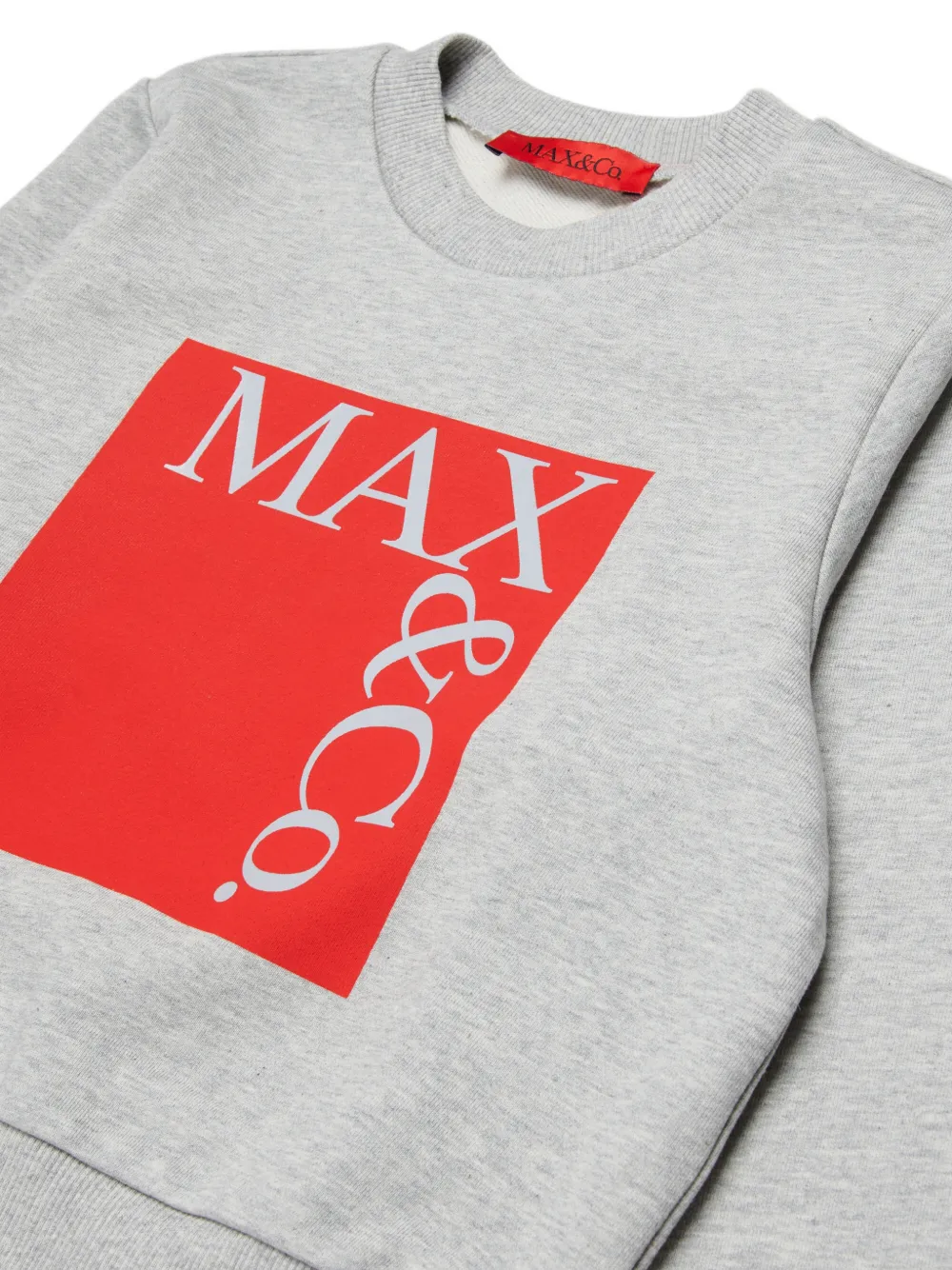MAX&Co. Kids Sweater met ronde hals Grijs