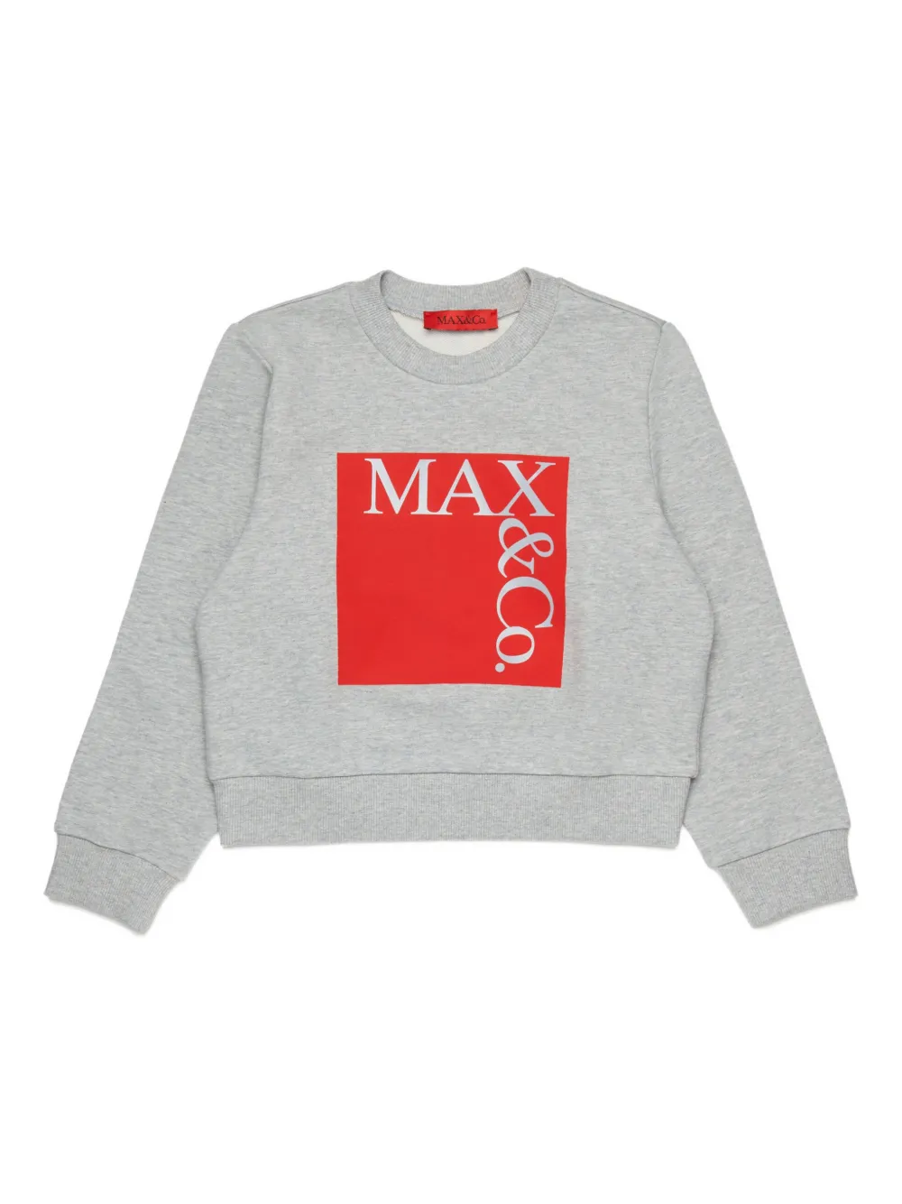 MAX&Co. Kids crew-neck logo sweatshirt - Grey