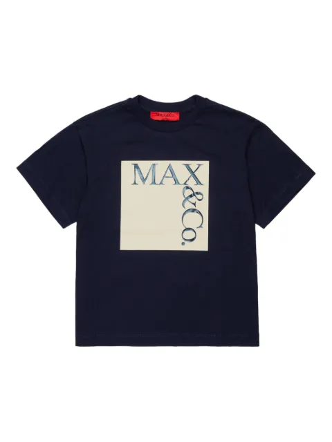 MAX&Co. Kids Icona short-sleeve crew-neck T-shirt