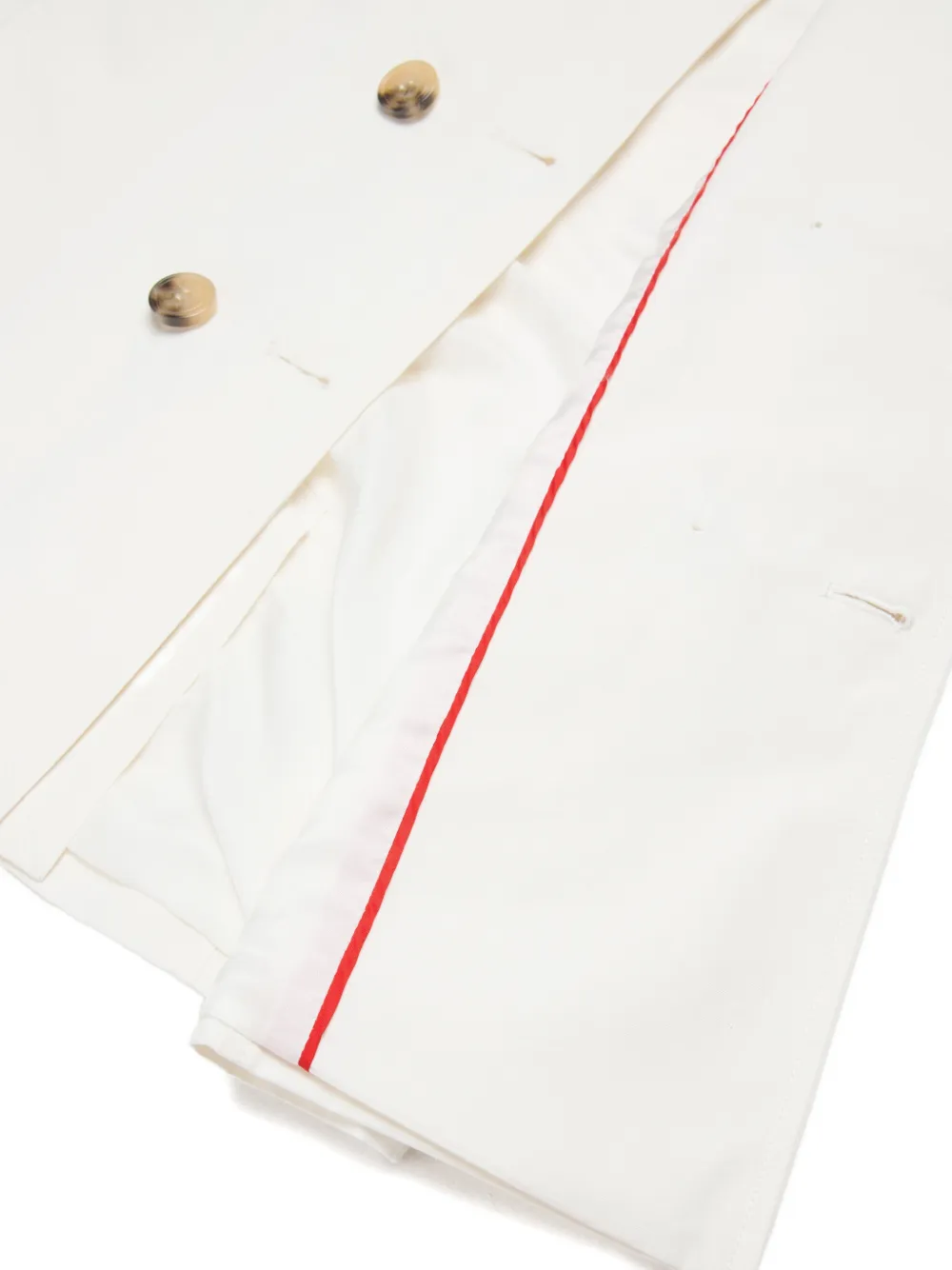 MAX&Co. Kids Trenchcoat met dubbele rij knopen Wit