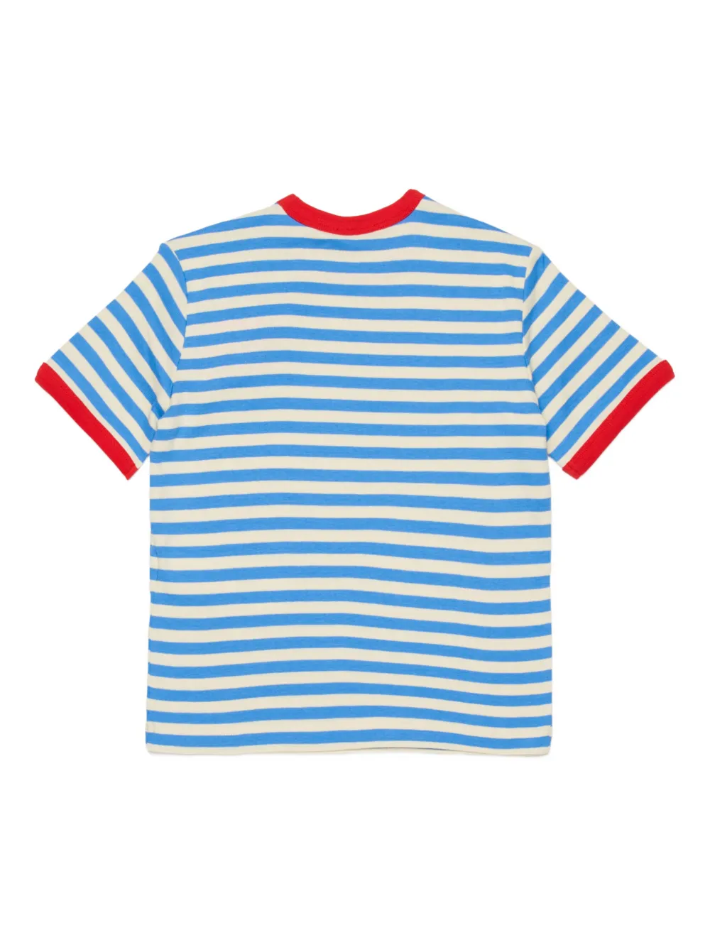  Max&co. Kids Striped Logo T-shirt - Blue 