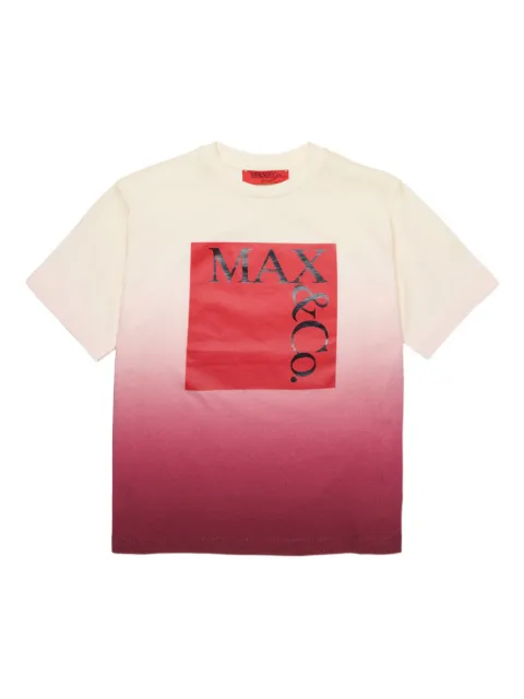 MAX&Co. Kids gradient-print logo T-shirt
