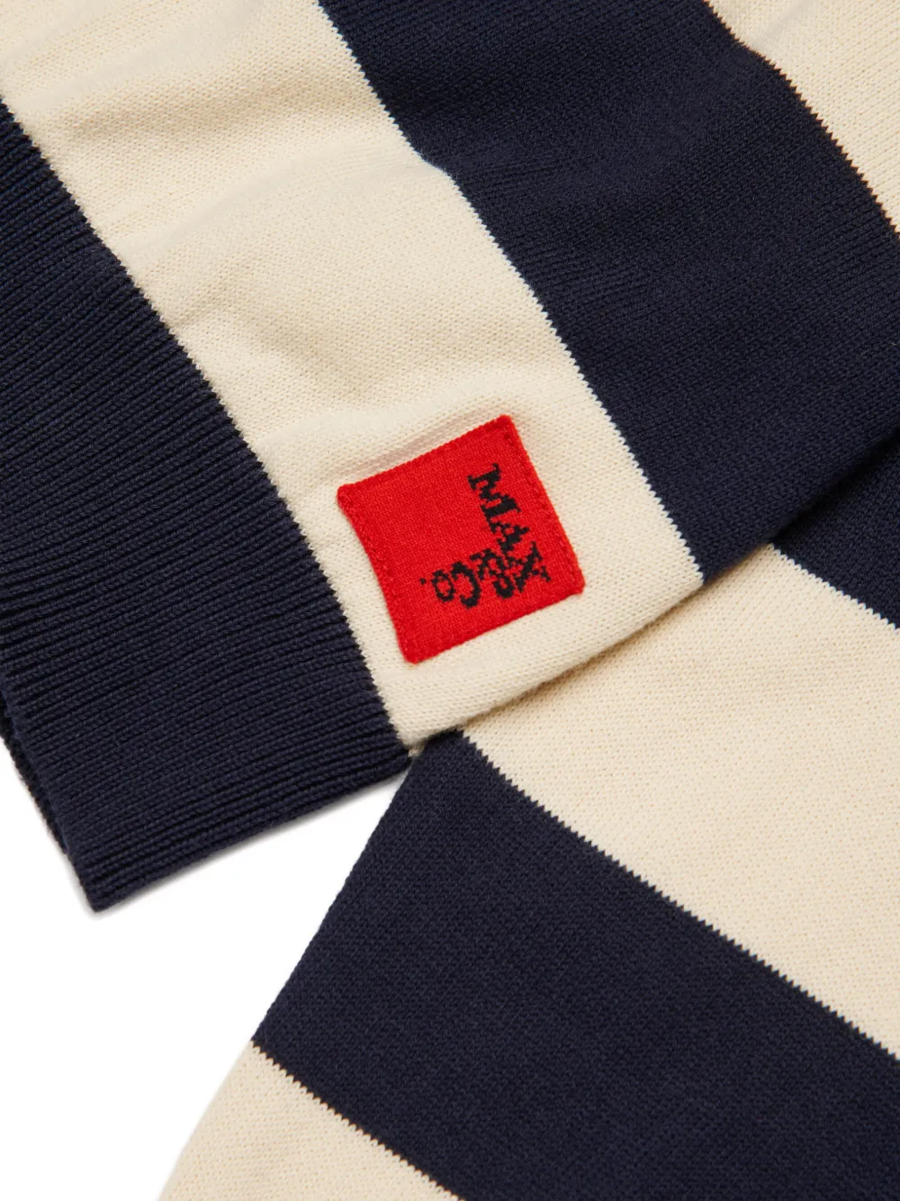 MAX&Co. Kids Gestreept vest met logo Zwart