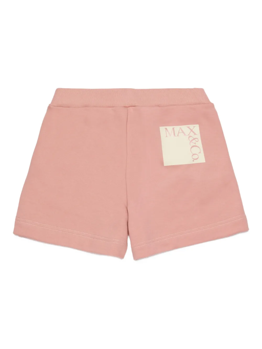  Max&co. Kids Logo Appliqué Shorts - Pink 