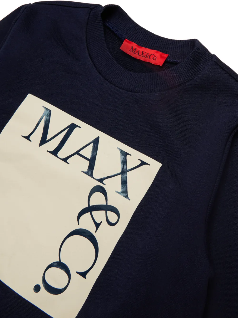 MAX&Co. Kids Sweater met logo Blauw