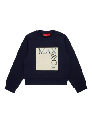 SONIA RYKIEL ENFANT　リップ柄　スウェット SONIA RYKIEL ENFANT Striped Cropped Sweater | Blue | FARFETCH