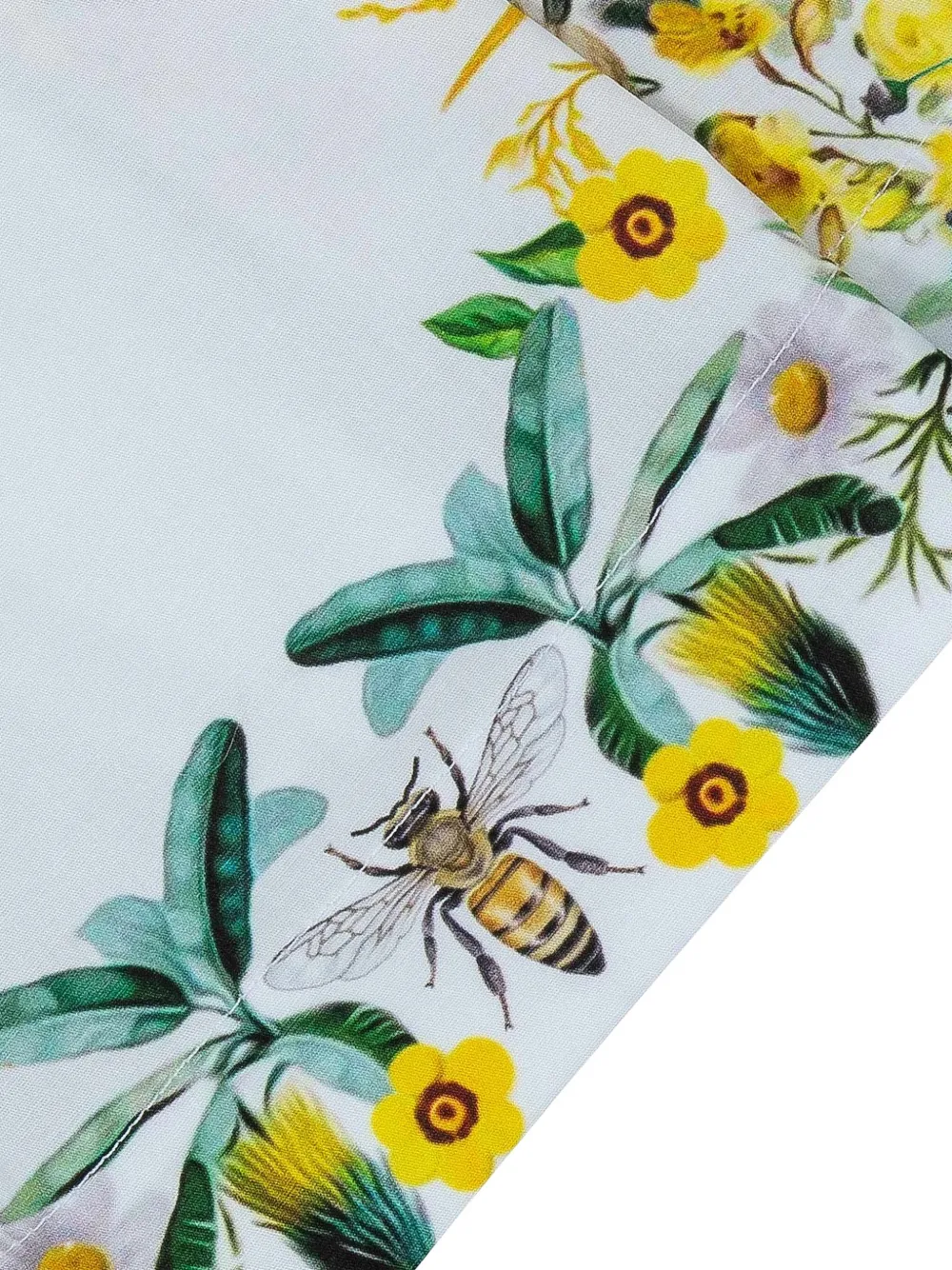 Lapin House x Mary Katrantzou jurk met bloemenprint en strikdetail Wit