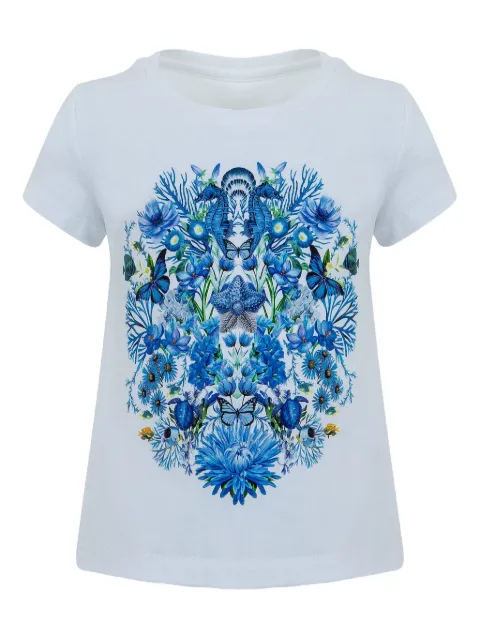 Lapin House playera con estampado floral en colaboración con Mary Katrantzou