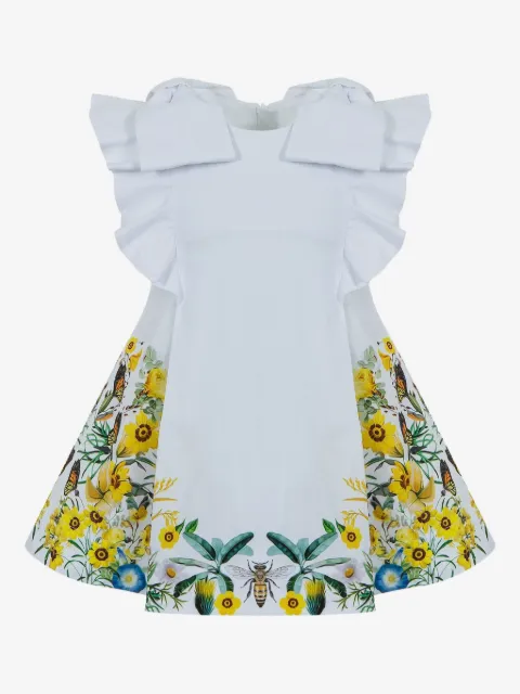 Lapin House x Mary Katrantzou リボン フローラルワンピース