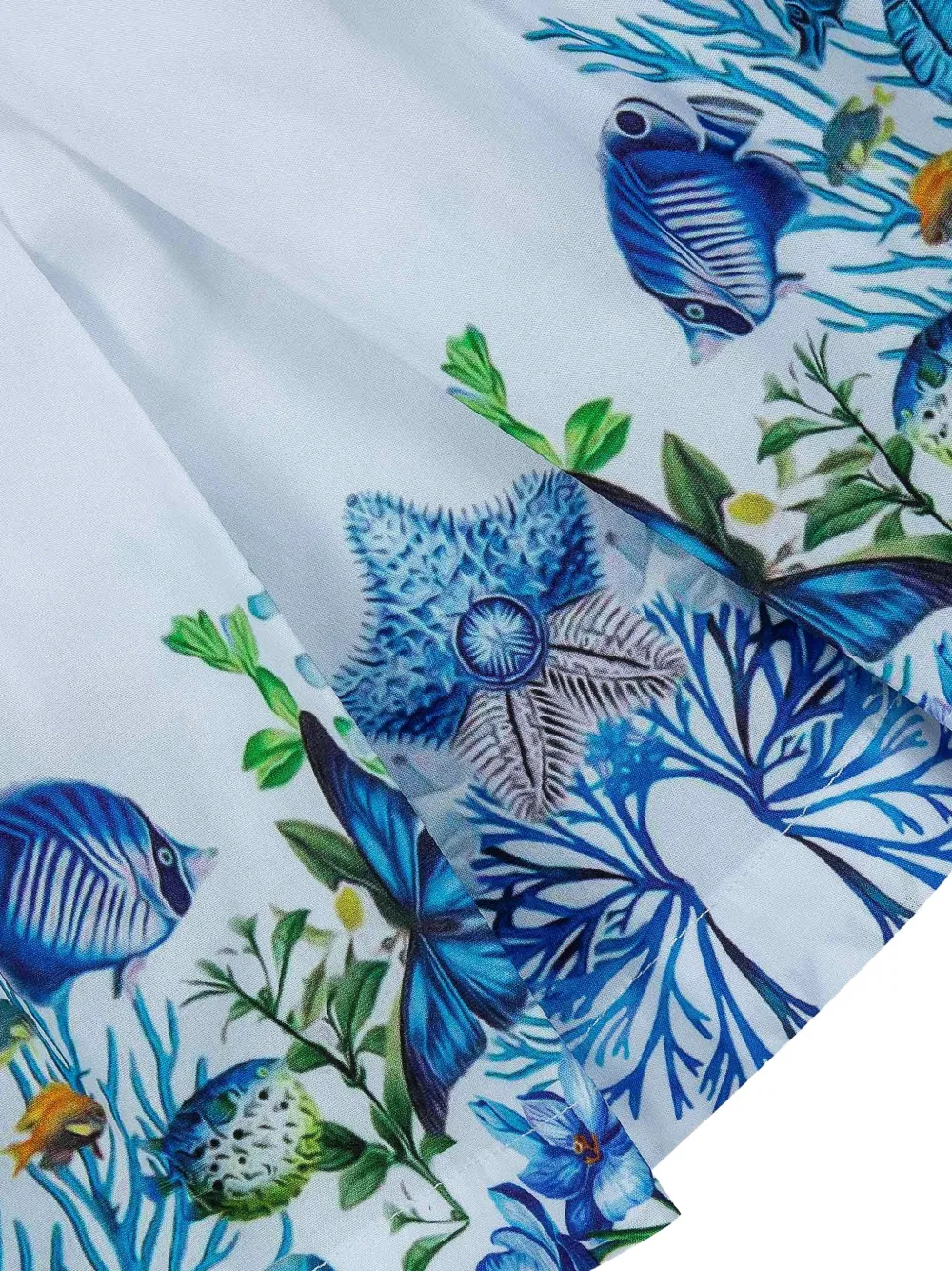 X Mary Katrantzou Sea Life-Print Skirt