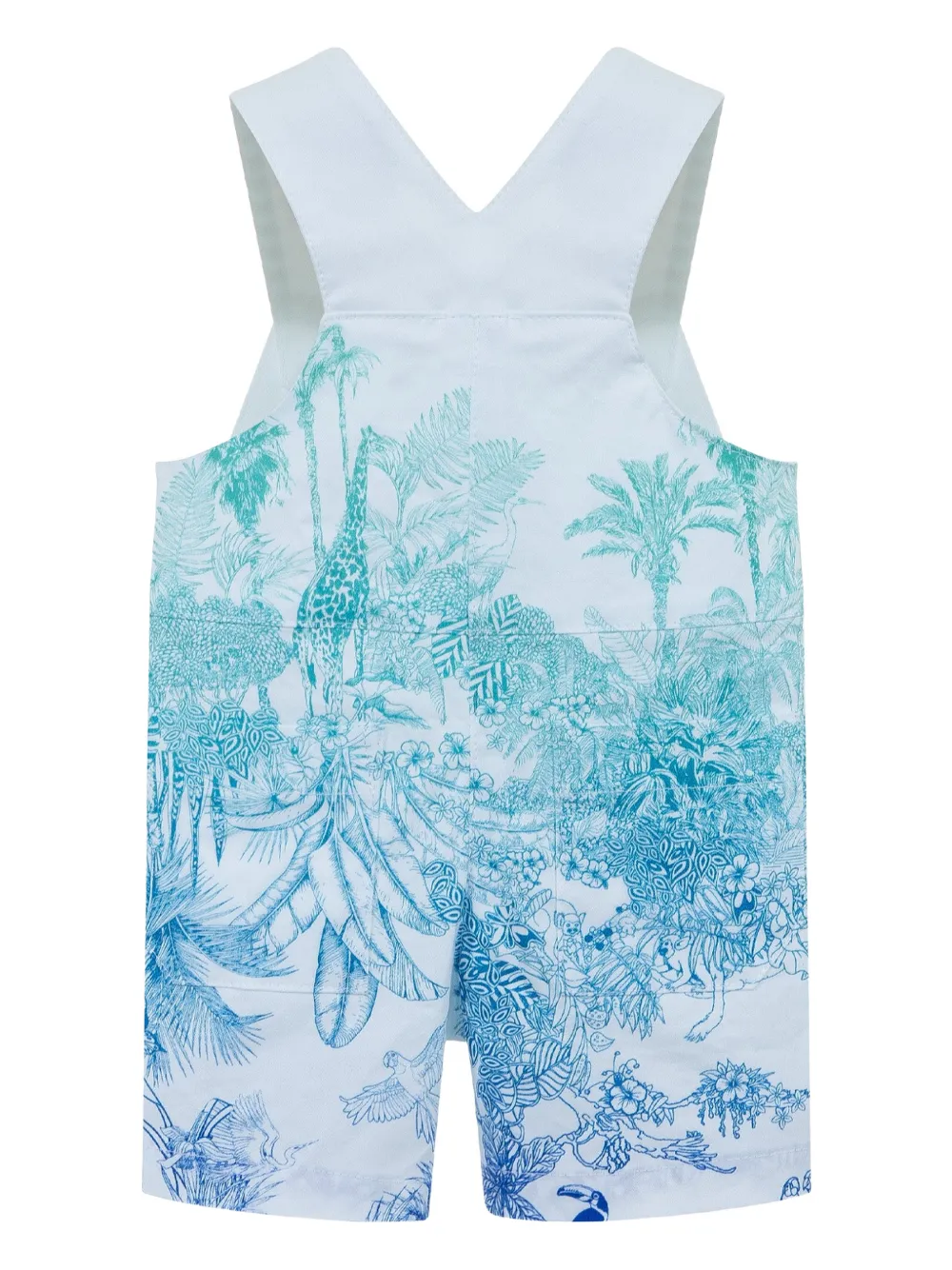 Lapin House x Mary Katrantzou romper met tropische print Blauw