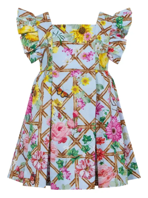 Lapin House x Mary Katrantzou ruffled floral-print dress