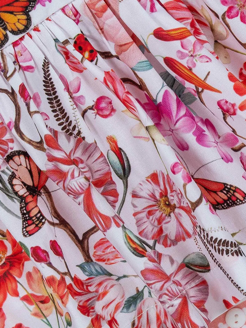 Lapin House x Mary Katrantzou jurk met bloemenprint Wit