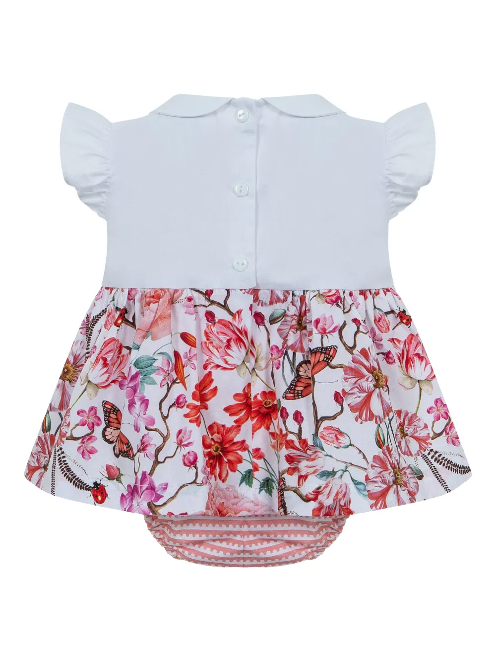 Lapin House x Mary Katrantzou jurk met bloemenprint Wit